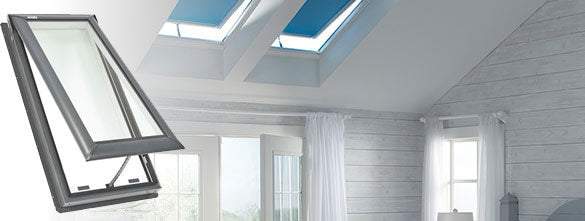 An electric venting skylight from Velux