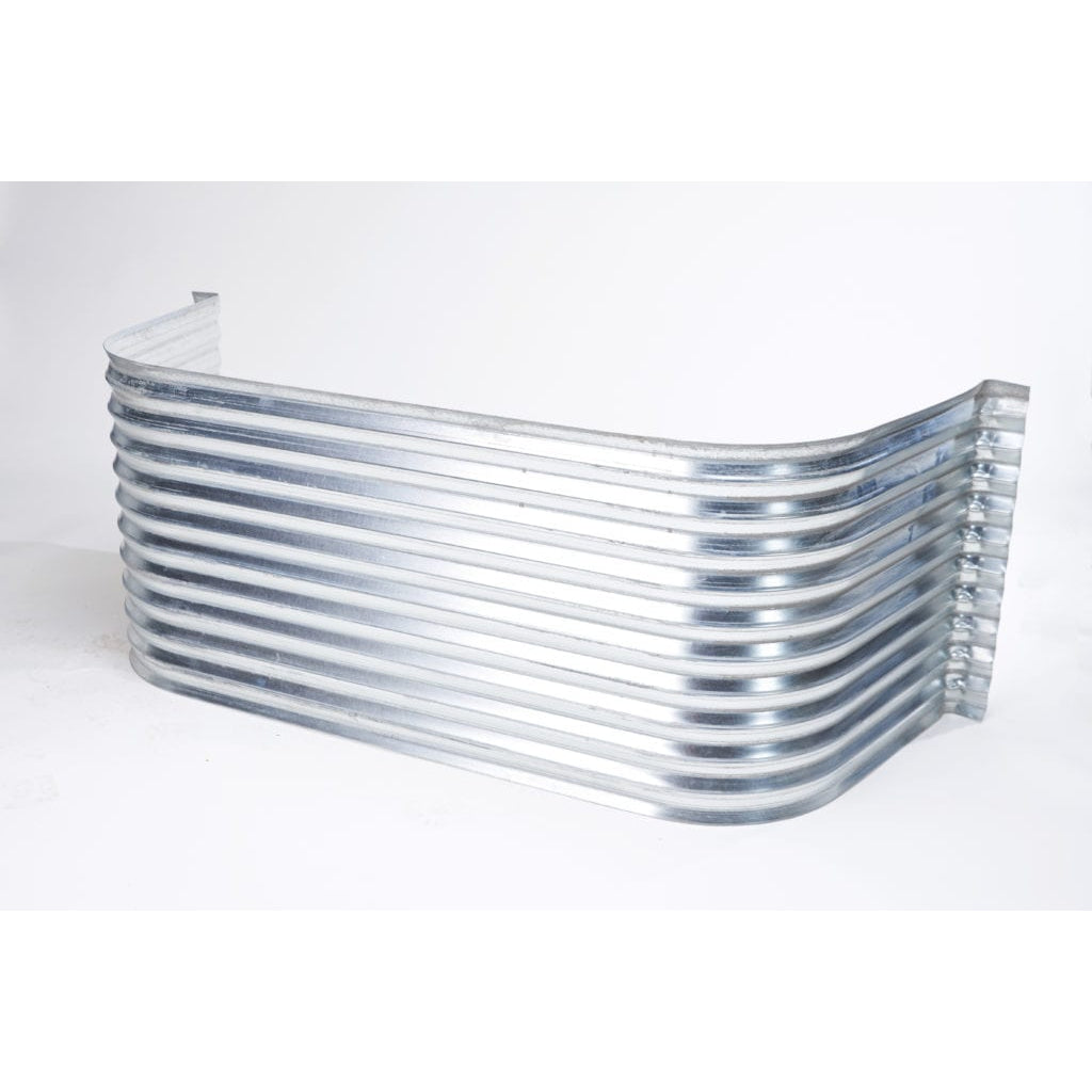 36"L x 12"P x 22"H Premium Galvanized Window Well