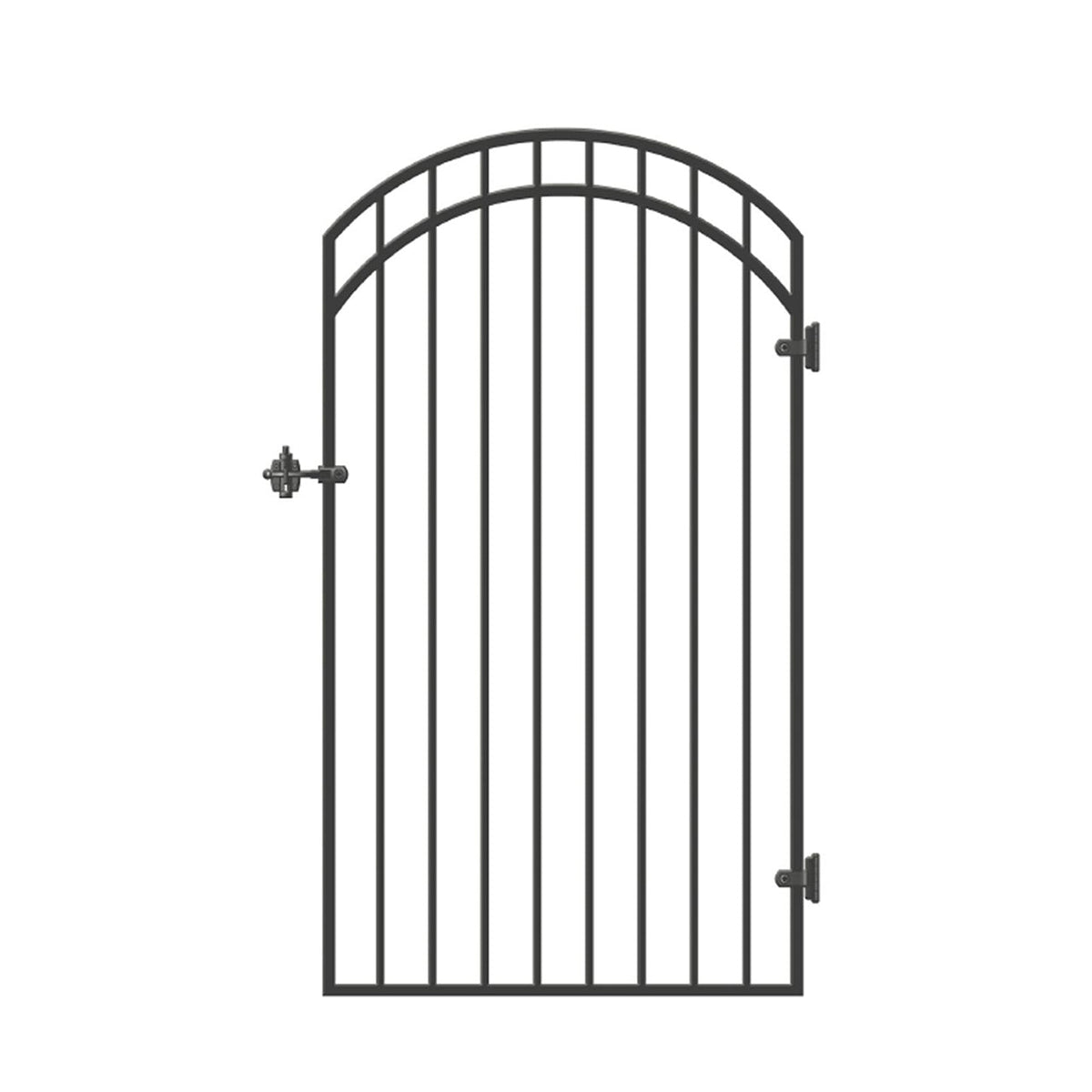 Aluminum gate for yard access