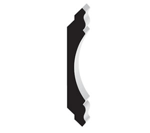 An MDF Crown Mould Trim Profile from Turkstra.
