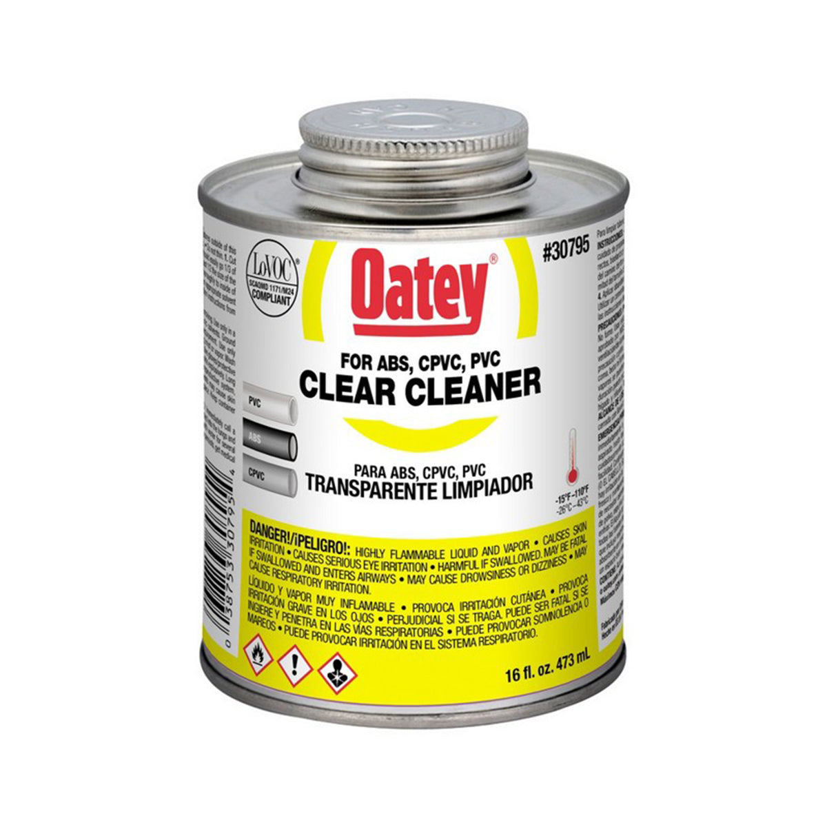 Oatey pipe clear cleaner
