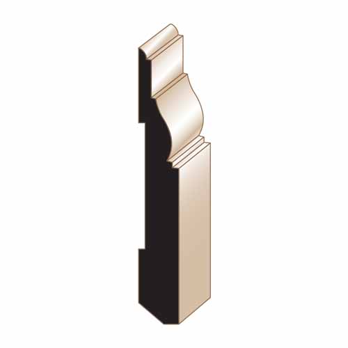 A Poplar Baseboard Trim profile from Turkstra