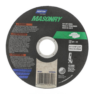 Masonry 4-1/2in C SC Type 01/41 Right Angle Cut-Off Wheel