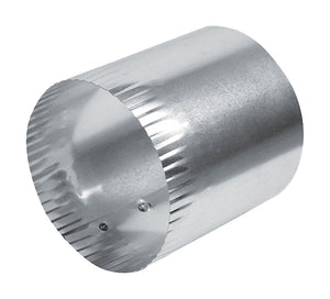 Duct Connector, 4 in Union, Aluminum