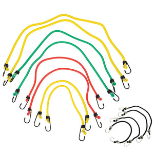 Assorted Bungey Cords (12/Pack)