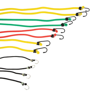 Assorted Bungey Cords (12/Pack)