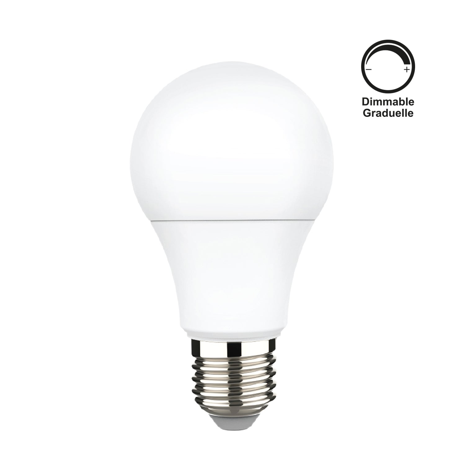 Dimmable LED Bulb A19 9.5W=60W, Daylight (6 Pack)
