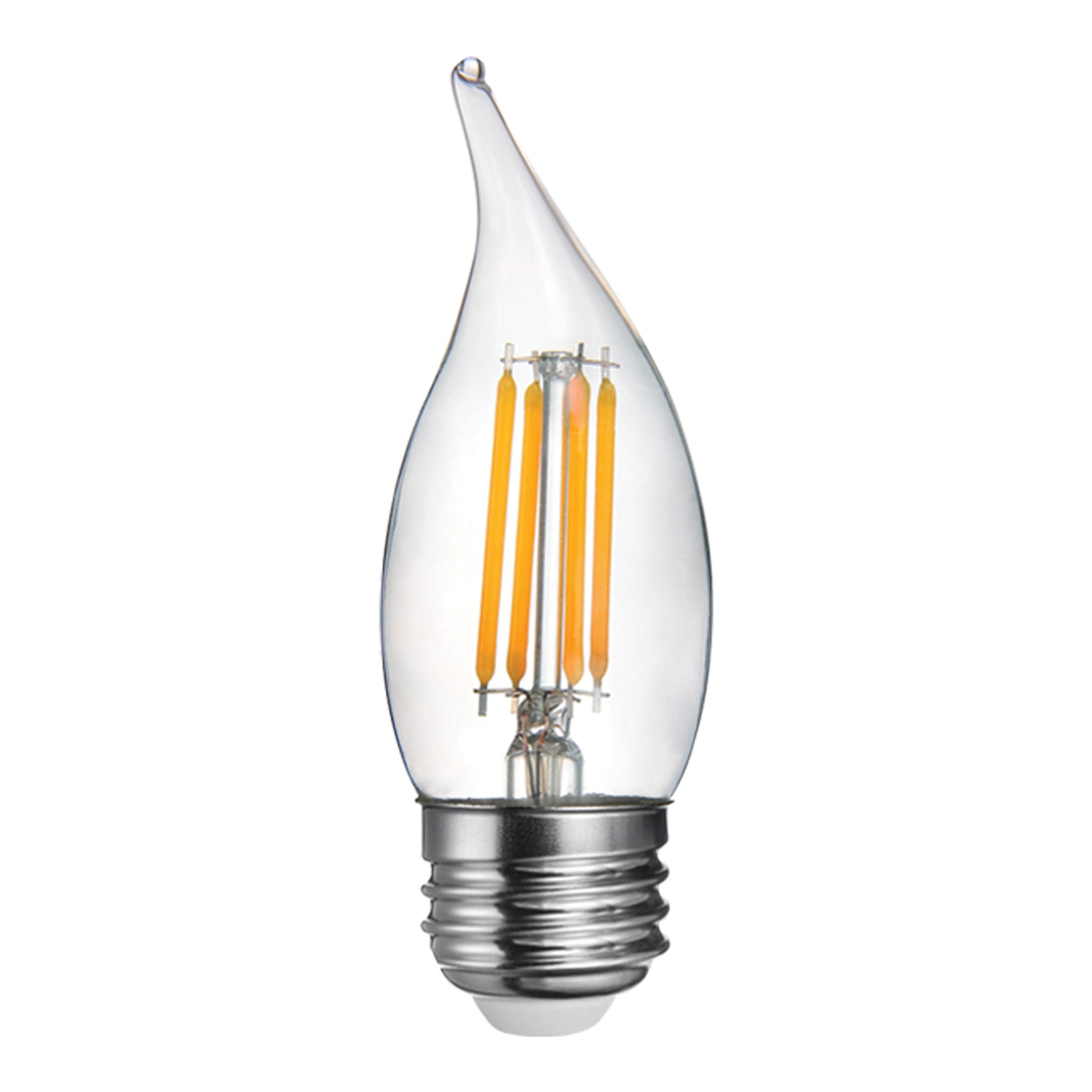 Dimmable LED Bulb E26 5.5W=60W, Filament (2 Pack)