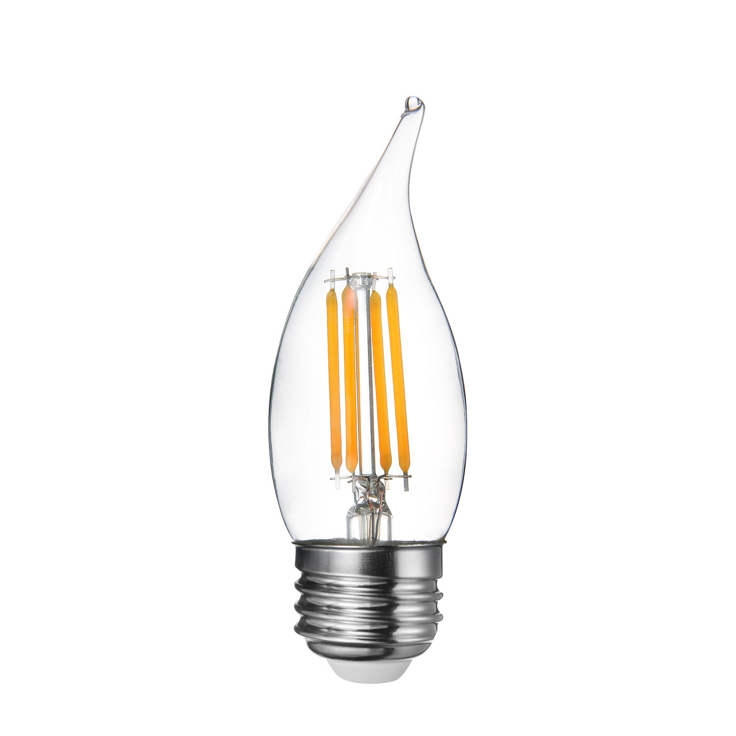 Dimmable LED Bulb E26 5.5W=60W, Filament (2 Pack)