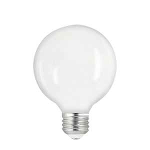 Dimmable LED Bulb G25 5W=50W, Soft White (2 Pack)