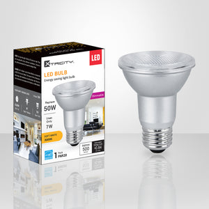 Dimmable LED Bulb PAR20 7W=50W, Soft White (1 Pack)