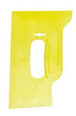 6"x10" Plastic 5 in 1 Tool, Yellow