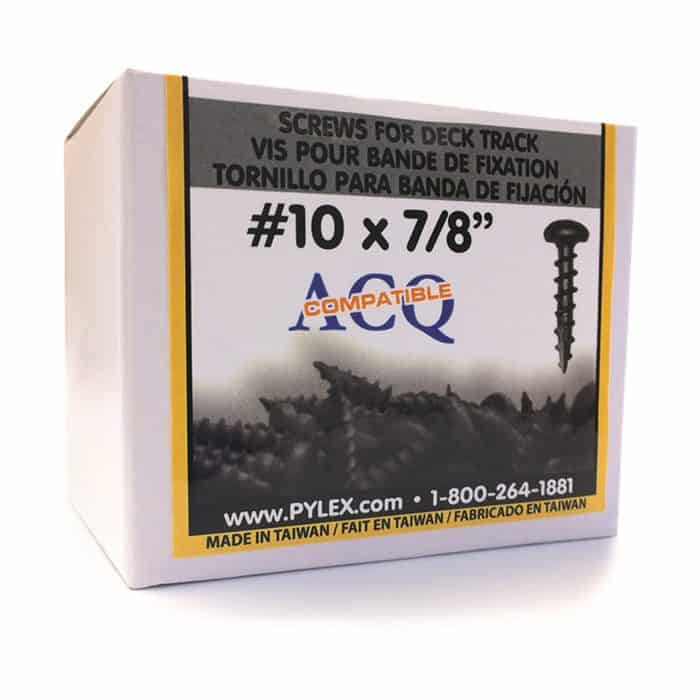 #10x7/8 Deck Track Screws (300/PK) Produits Pylex Products Flat Head Wood Screws