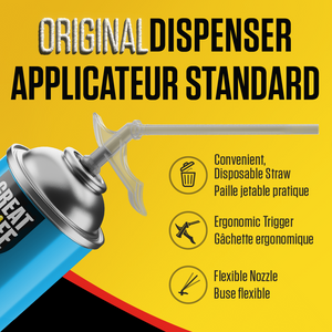 Great Stuff Window and Door Foam with Standard Straw 340g