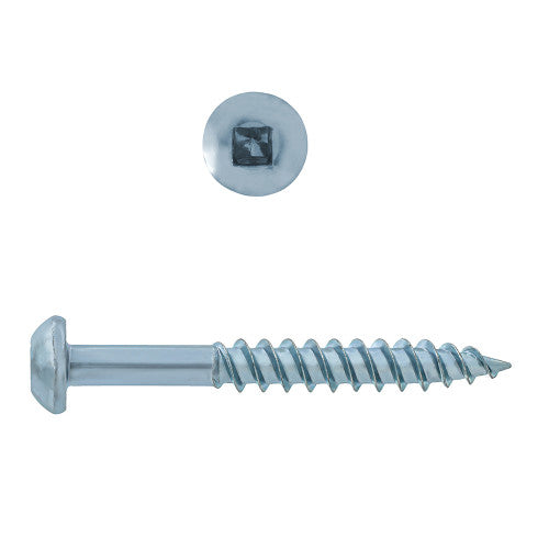 #10x1-1/2" Round Head Zinc Wood Screw (5/Pack)
