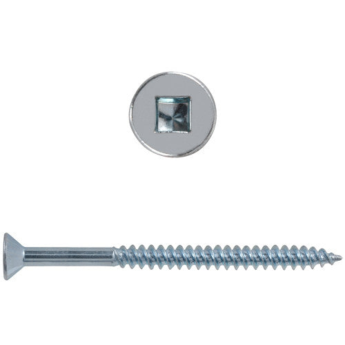 #6x1-3/4" Flat Head Zinc Wood Screw (8/Pack)