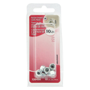 10-24 Nylon Insert Lock Nut (10/Pack)