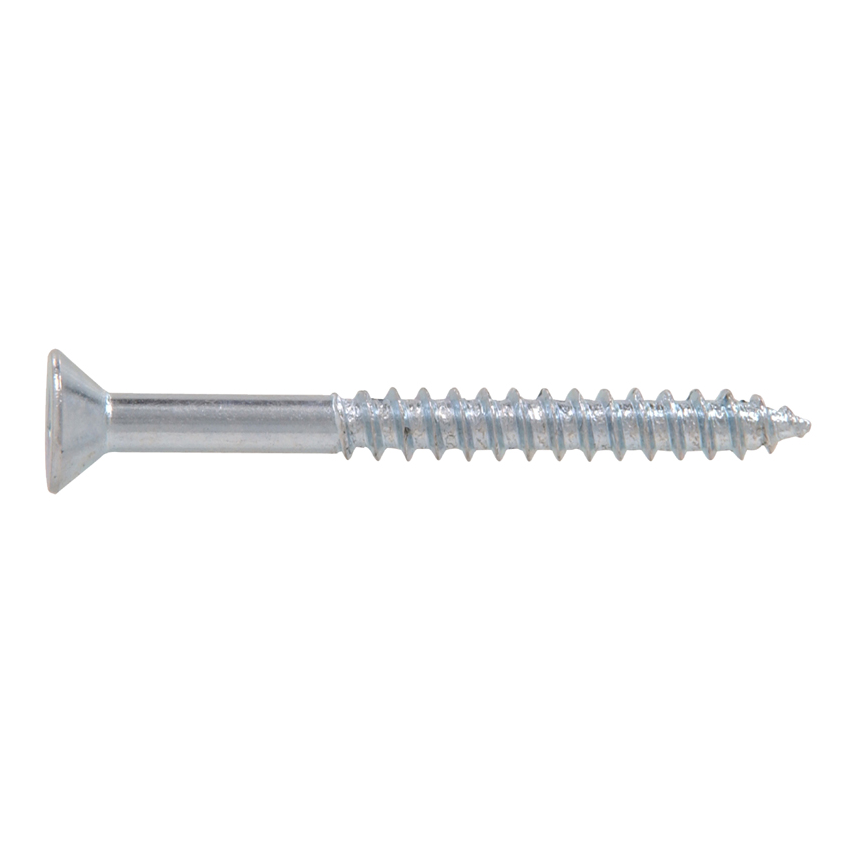 #10x3-1/2" Flat Head Zinc Wood Screw (2/Pack)