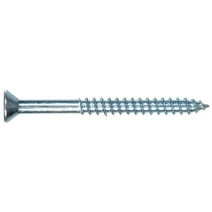 14x3 Flat Head Zinc Wood Screw (2/Pack)