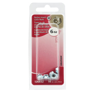6-32 Nylon Insert Lock Nut (10/Pack)