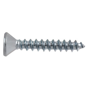 8x1 Flat Head Zinc Wood Screw (100/Box)