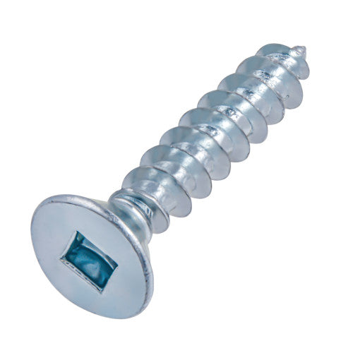 10x1 Flat Head Zinc Wood Screw (100/Box)