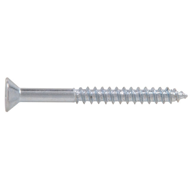 12x3-1/2 Flat Head Zinc Wood Screw (50/Box)