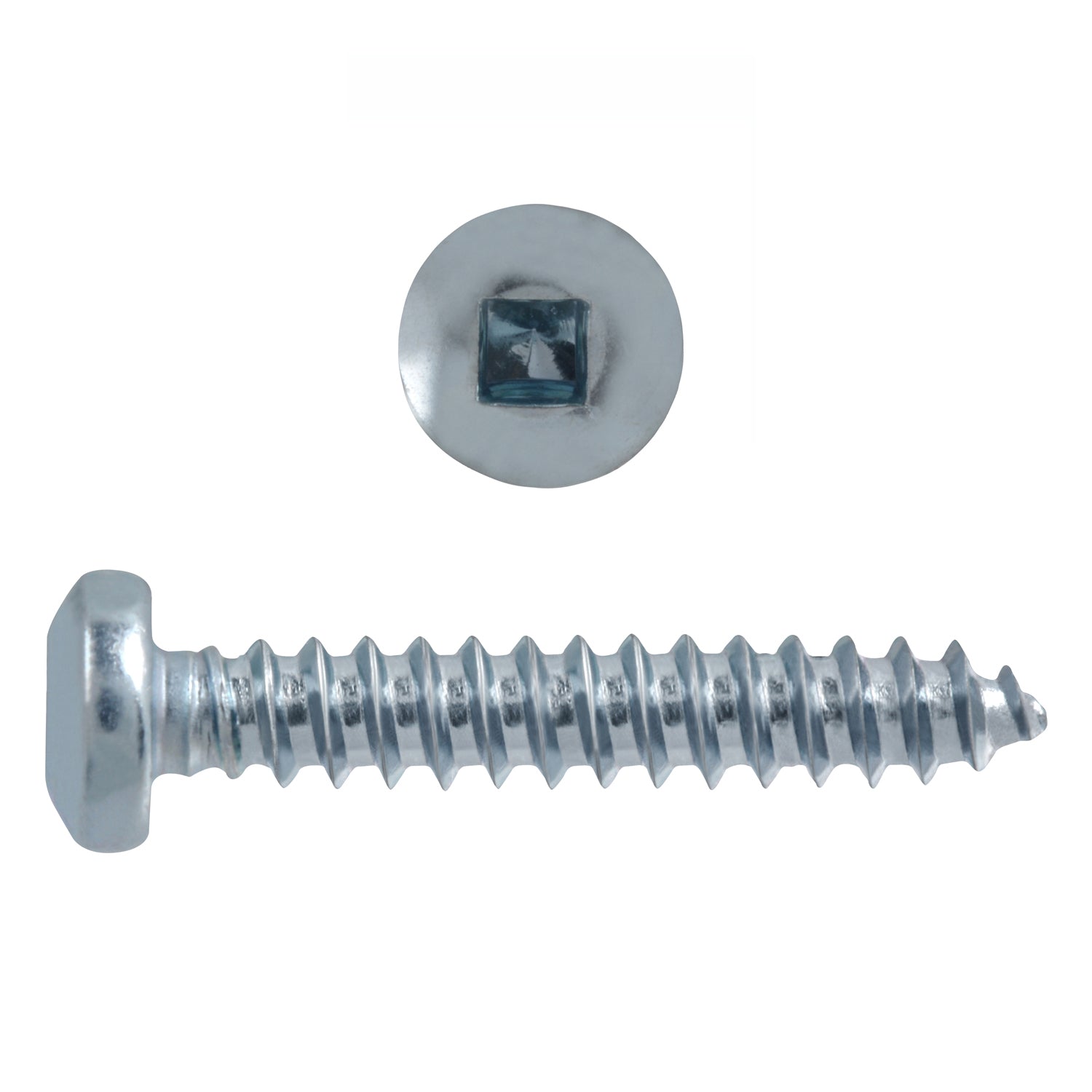 8x1 Pan Head Zinc Sheet Metal Screw (100/Box)