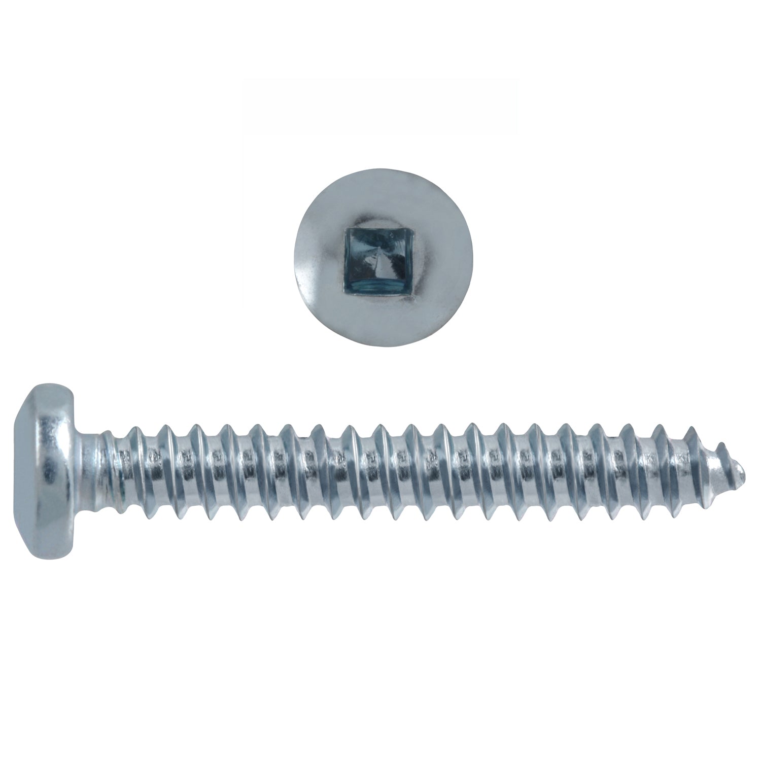 8x1-1/4 Pan Head Zinc Sheet Metal Screw (100/Box)