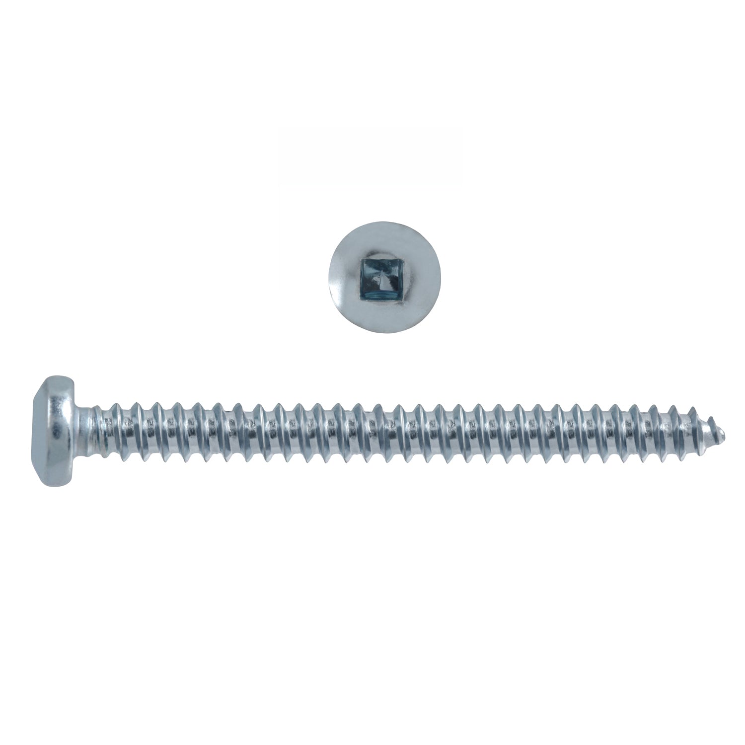 8x2 Pan Head Zinc Sheet Metal Screw (100/Box)
