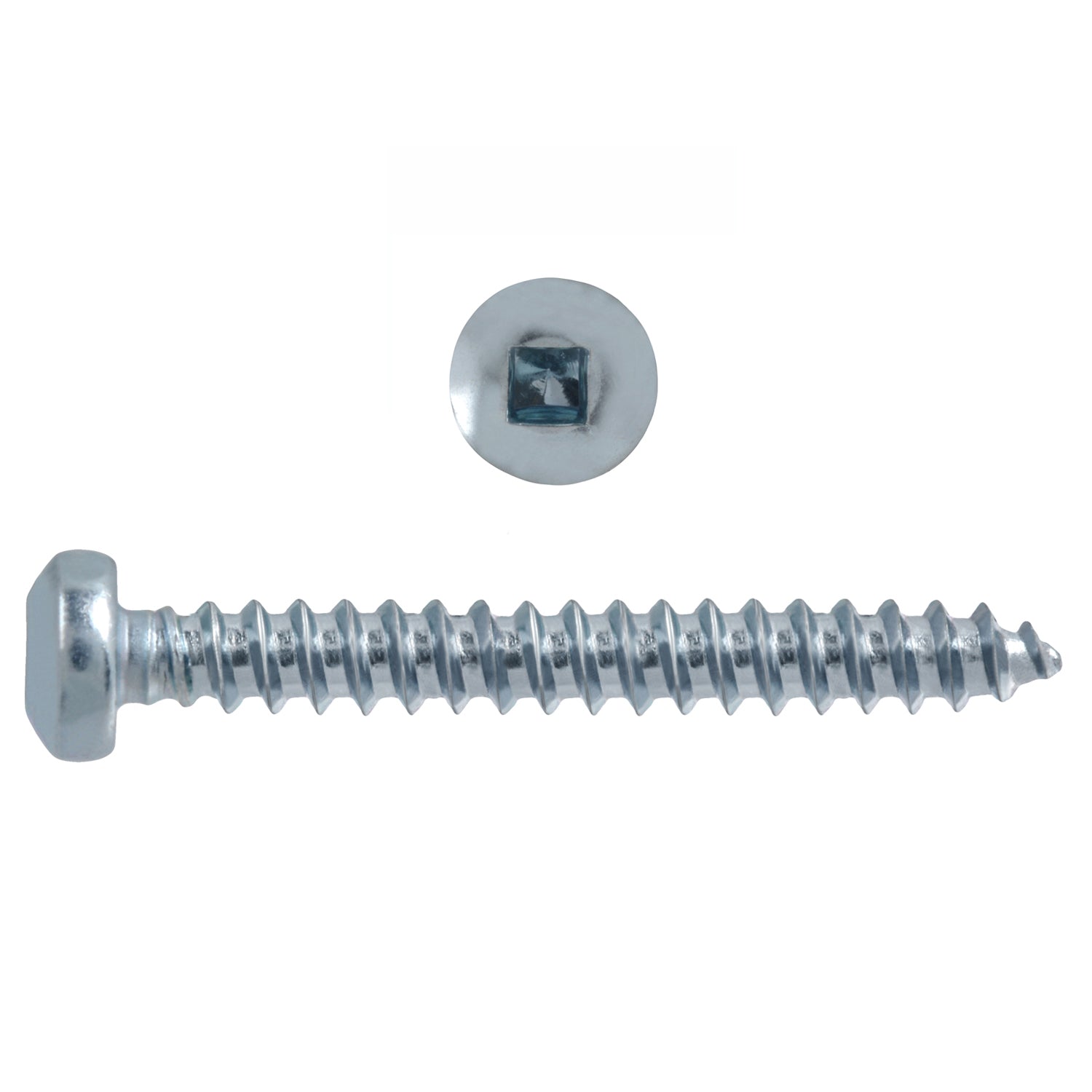 10x1-1/2 Pan Head Zinc Sheet Metal Screw (100/Box)