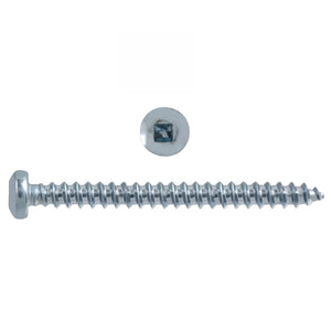 10x2 Pan Head Zinc Sheet Metal Screw (100/Box)