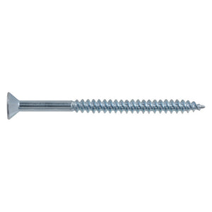 8x2-1/2 Flat Head Zinc Wood Screw (250/Box)