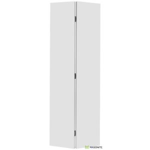 32x80 Primed Hardboard Flush Bifold Door Hollow Core
