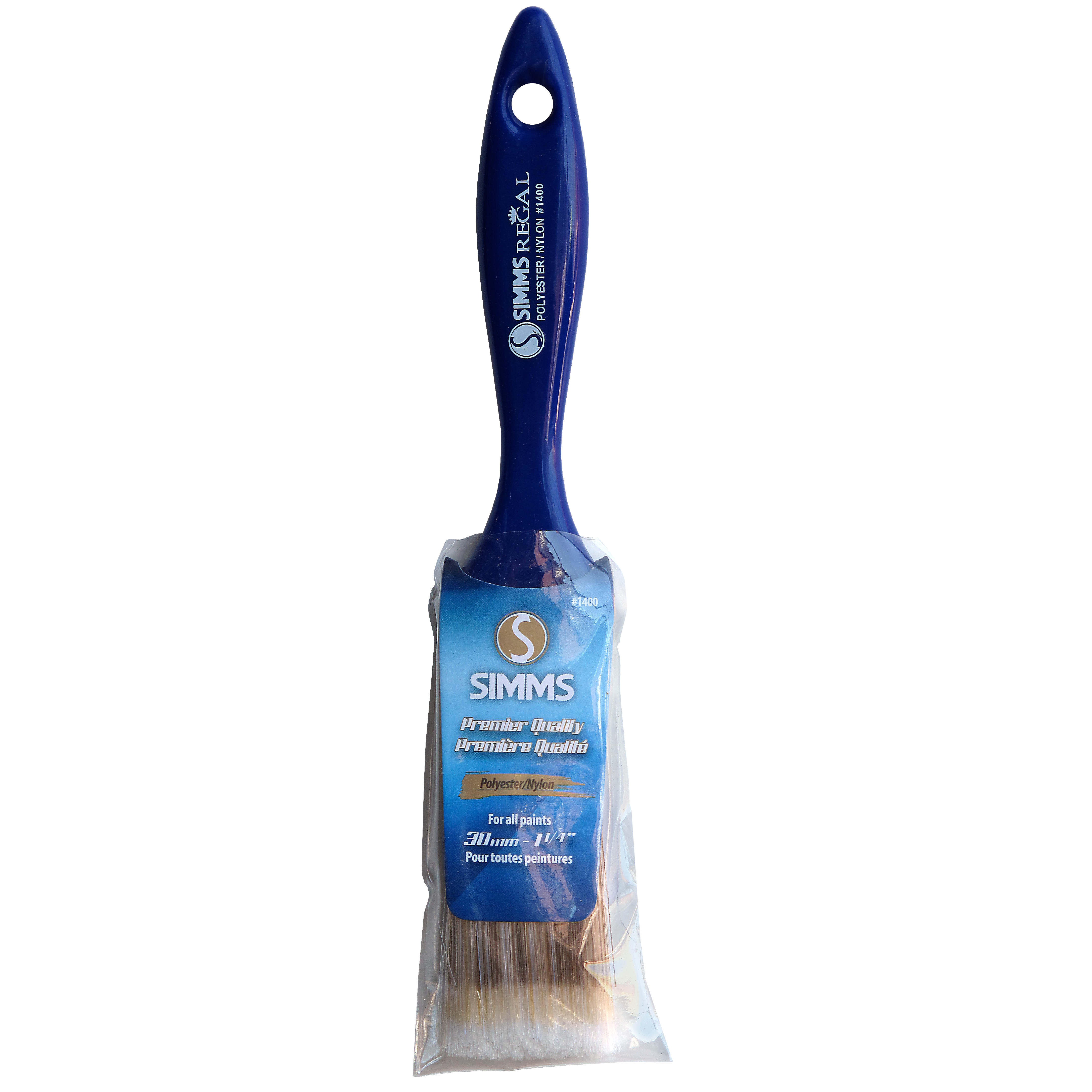 Premier Quality poly/nylon paint brush flat 30mm