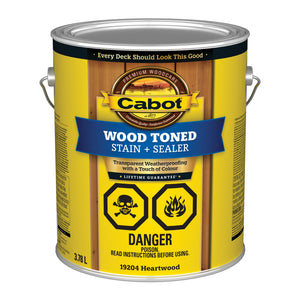 Cabot® Wood Toned Deck & Siding Stain, Heartwood, 3.78 L
