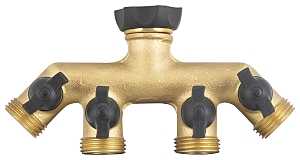 3/4" 4-way Faucet Manifold