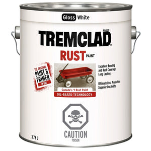 Rust Paint Int/Extr, Gloss White 3.78L