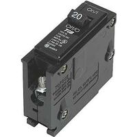 CIRCUIT BREAKER 20A BLACK 120V