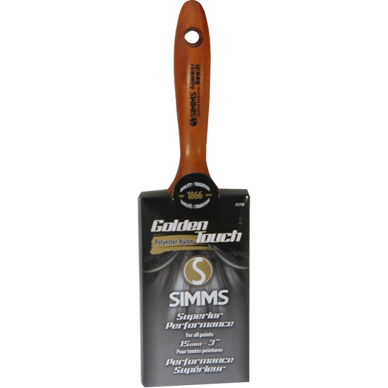 Golden Touch Paint Brush Flat, 75mm