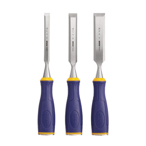 3 Piece Chisel Set With Wallet (1/2", 3/4", 1")