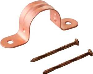 Dahl Clad Tube Clamp, Copper, For: 3/4 in Pipe 9126