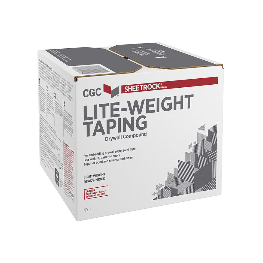 Lite-Weight Taping Drywall Compound, Ready-Mixed, 17L