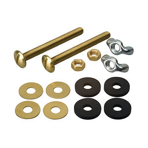 5/16" x 3" Tank to Bowl Bolt Set, Brass