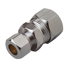 Supply Line Connector, Chrome