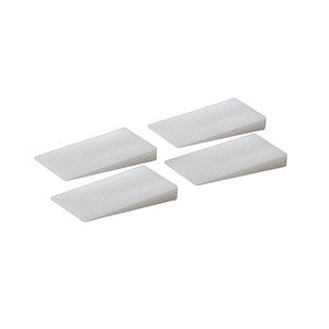 1-1/8"x2" Plastic Toilet Shim, White