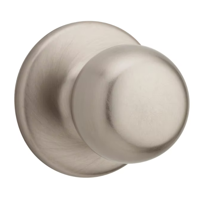 Fairfax Knob - Passage, Satin Nickel