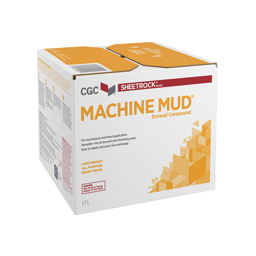Machine Mud Drywall Compound, Ready-Mixed, 17L