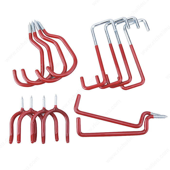 Storage Hook Assortment (14 Pieces)