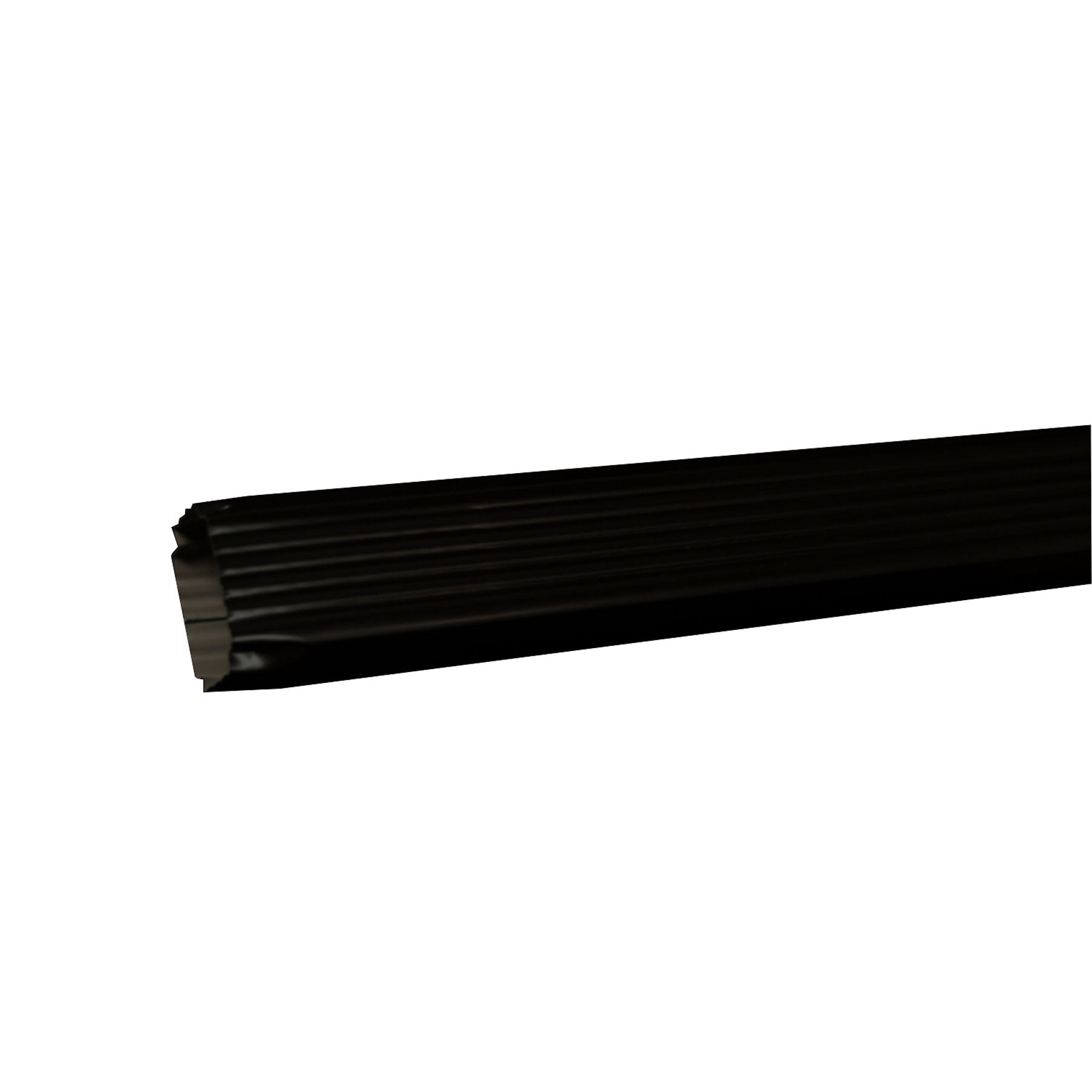 2" x 3" Aluminum Downpipe, Black